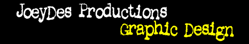 joeydes productions - graphic design